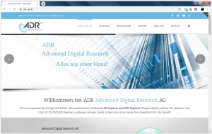 ADR AG Corporate Website